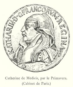 Katarzyna Medycejska, par le Primavera, Cabinet de Paris (rycina) autorstwa Italian School