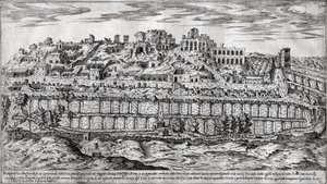 Circus Maximus, Rzym. (rytownictwo autorstwa Italian School