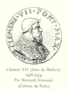 Klemens VII, Jules de Medicis autorstwa Italian School