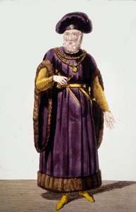 Kostium dla Marino Faliero w operze Gaetano Donizetti autorstwa Italian School