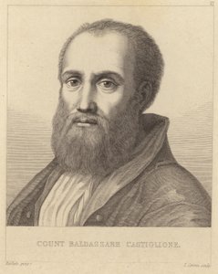 Hrabia Baldassare Castiglione (1478-1529) autorstwa Italian School