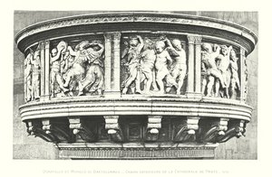 Donatello i Michele di Bartolommeo, zewnętrzna ambona katedry w Prato autorstwa Italian School