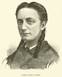 Elena Casati Sacchi (grafika) autorstwa Italian School