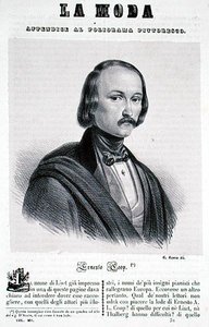 Ernesto Coop, grawerowane przez G. Riccio (lito) autorstwa Italian School