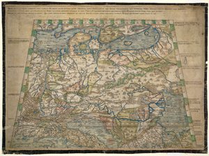 Europa, ilustracja z „Quod picta est petit Germany, cały panel...” autorstwa Italian School