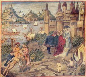 Faksymile Szkoły Salerno, z Kanonu Medycyny Awicenny (Ibn Sina) (980-1037)