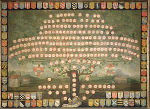 Drzewo genealogiczne rodziny Davanzati autorstwa Italian School