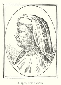 Filippo Brunelleschi (Grawerowanie) autorstwa Italian School