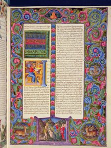 Fol.149r Druga Ewangelia Marka, z Biblii Borso d