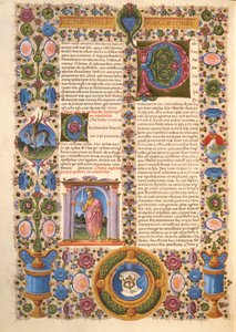 Fol.204v List św. Pawła do Kolosan, z Biblii Borso d