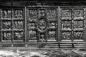 Front ołtarza Wulwiniusa, podarowany przez Angilberta II w 835 r. (złoto i emalia) autorstwa Italian School