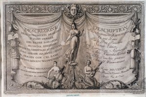 Frontyspis szafy harmonicznej Filippo Bonanni autorstwa Italian School