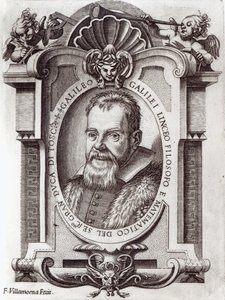 Frontyspis do Il Saggiatore Galileo Galilei, opublikowany w 1623 r. autorstwa Italian School