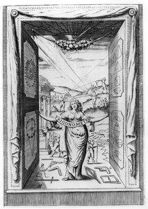 Frontyspis do Trygonometrii Bonaventury Cavalieri, 1643 autorstwa Italian School
