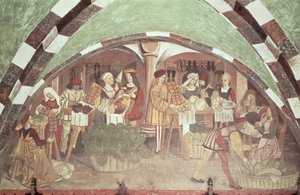 Targ Owoców i Warzyw (fresk) (patrz także 63046) autorstwa Italian School