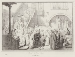 Pogrzeb Carlo Zenona autorstwa Italian School