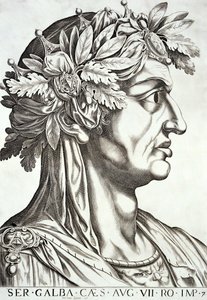 Cezar Galba (3 pne-69 ne), 1596 autorstwa Italian School