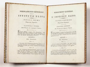 Regulamin Ogólny Instituto Elisa w Lukce, wydany w Lukce, 14 lipca 1811 r. (druk) autorstwa Italian School