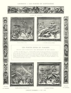 Ghiberti, Les Portes du Baptistere, Lorenzo Ghiberti autorstwa Italian School