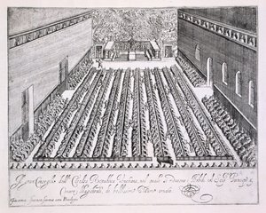 Wielka Rada Republiki Weneckiej na sesji, 1876 autorstwa Italian School