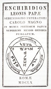 Grymuar papieża Leona III autorstwa Italian School