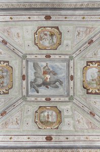 Sala Perseusza: skrzydlaty koń autorstwa Italian School