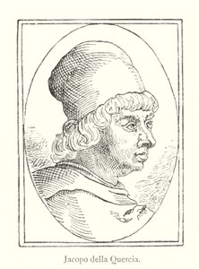 Jacopo della Quercia (grafika) autorstwa Italian School