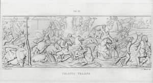 Kolumna Trajana (rycina) autorstwa Italian School