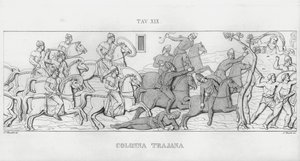 Kolumna Trajana (rycina) autorstwa Italian School