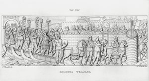 Kolumna Trajana (rycina) autorstwa Italian School