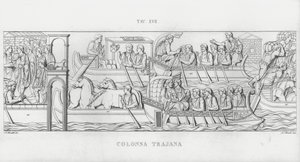 Kolumna Trajana, Kolumna Trajana (rycina) autorstwa Italian School