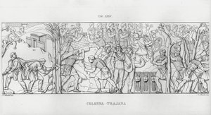 Kolumna Trajana, Kolumna Trajana (rycina) autorstwa Italian School