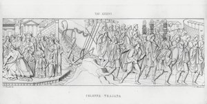 Kolumna Trajana, Kolumna Trajana (rycina) autorstwa Italian School