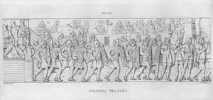 Kolumna Trajana, Kolumna Trajana (rycina) autorstwa Italian School