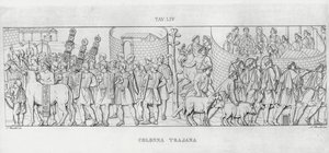 Kolumna Trajana, Kolumna Trajana (rycina) autorstwa Italian School