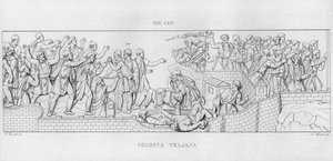 Kolumna Trajana, Kolumna Trajana (rycina) autorstwa Italian School