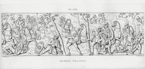 Kolumna Trajana, Kolumna Trajana (rycina) autorstwa Italian School