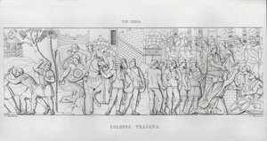 Kolumna Trajana, Kolumna Trajana (rycina) autorstwa Italian School