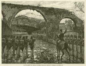 Rozstrzelanie braci flag i ich towarzyszy w Cosenza w dniu 25 lipca 1844 r. (rycina) autorstwa Italian School