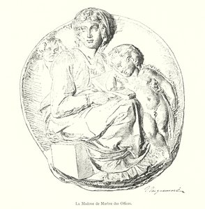 Marmurowa Madonna Uffizi (rycina) autorstwa Italian School