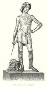 Le David de Verrocchio, au Bargello (grafika) autorstwa Italian School