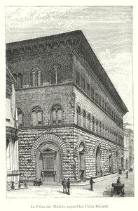 Pałac Medici, obecnie Pałac Riccardi (rycina) autorstwa Italian School
