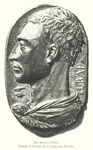 Leon Battista Alberti, Po brązie w kolekcji Dreyfusa (grafika) autorstwa Italian School