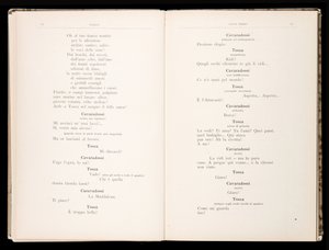 Libretto autorstwa Toski Giacomo Pucciniego, wydanie Ricordi, Włochy autorstwa Italian School