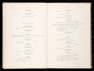 Libretto autorstwa Tosca Giacomo Pucciniego, wydanie Ricordi, Włochy autorstwa Italian School