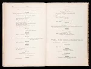 Libretto autorstwa Tosca Giacomo Pucciniego, wydanie Ricordi, Włochy autorstwa Italian School