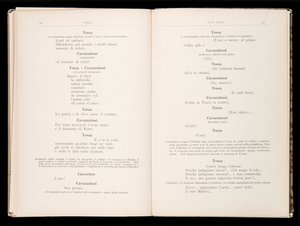 Libretto autorstwa Tosca Giacomo Pucciniego, wydanie Ricordi, Włochy autorstwa Italian School