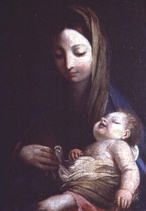 Madonna z dzieckiem, Szkoła Emilian autorstwa Italian School