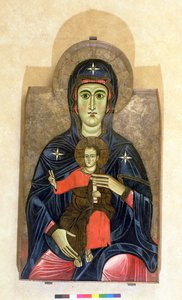 Madonna Męki Pańskiej (tempera na panelu) autorstwa Italian School