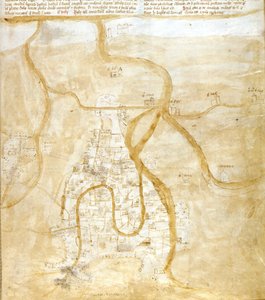 Mapa Wenecji autorstwa Italian School